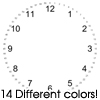 Thumbnail 14 Arial Clock Faces For Cafepress Clocks