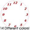 Thumbnail 14 Benguiat Font Clock Faces For Cafepress Clocks