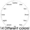 Thumbnail 14 Word Clock Faces For Cafepress Clocks