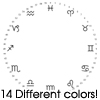 Thumbnail 14 Zodiac Clock Faces For Cafepress Clocks