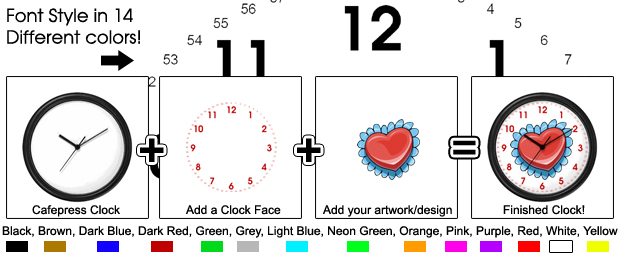 Product picture 14 Avalon Clock Faces For Cafepress Clocks